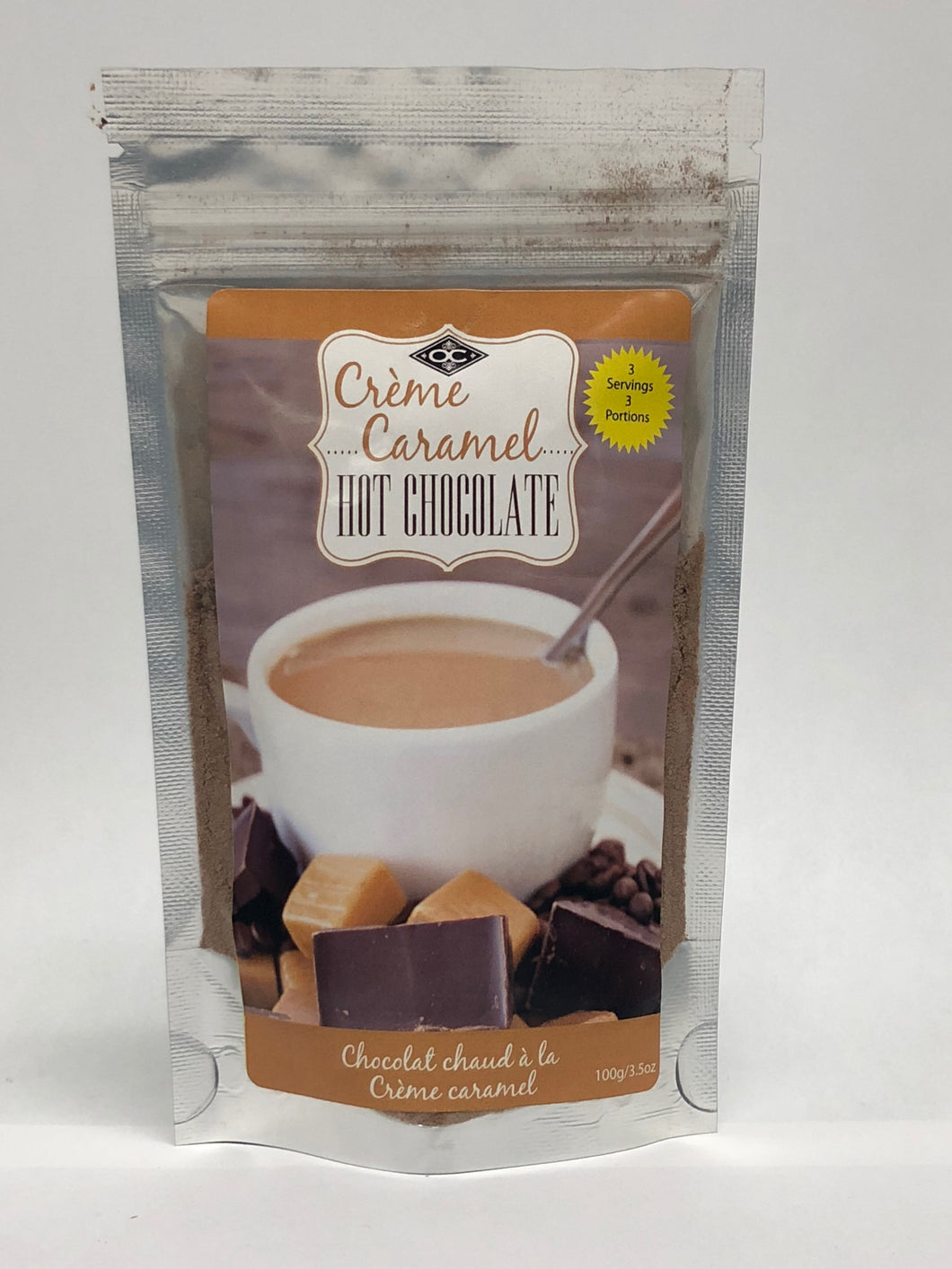Hot Chocolate - Crème Caramel - 100 gram pouch