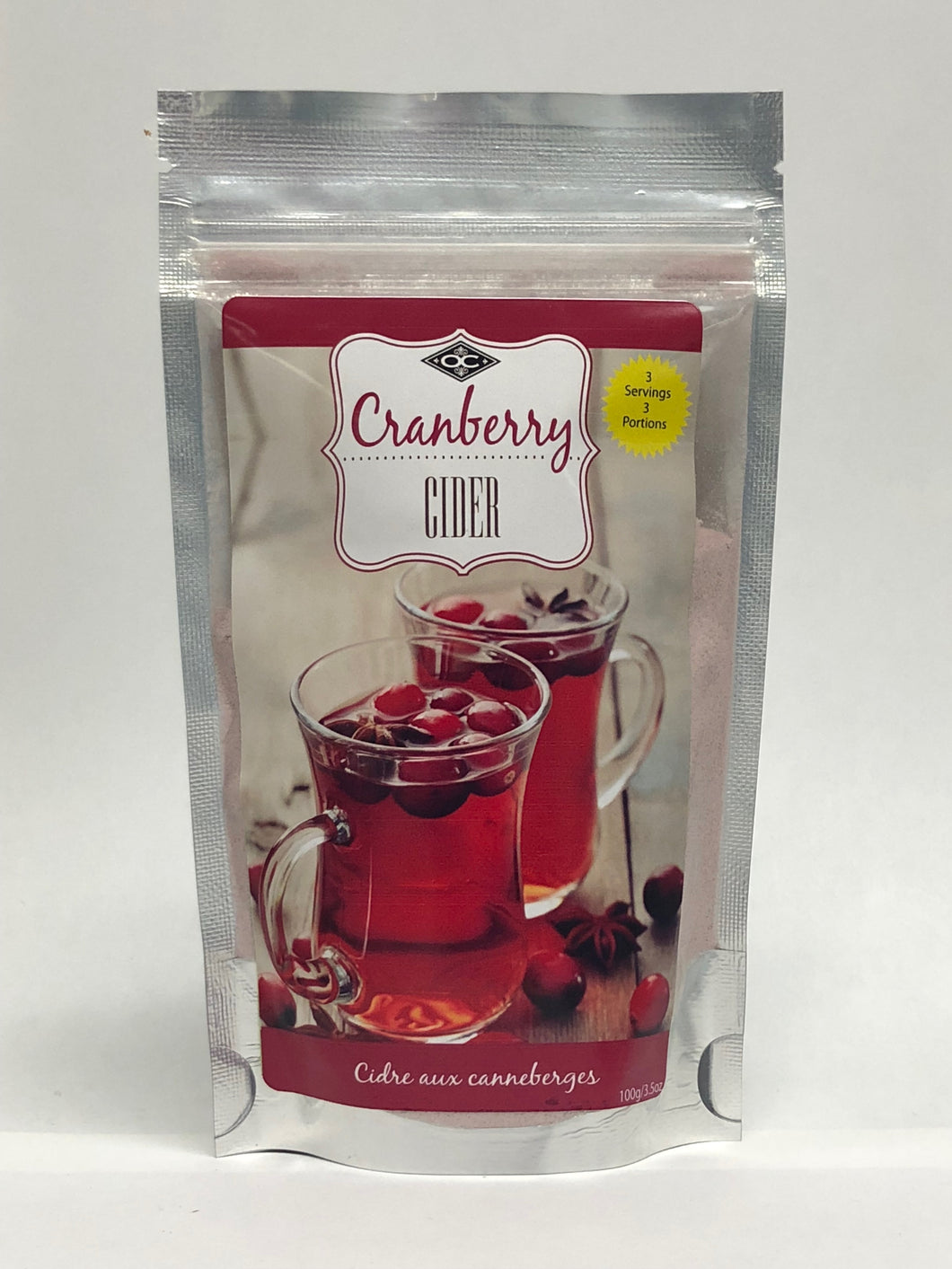 Hot Chocolate - Cranberryb Cider - 100 Gram Pouch