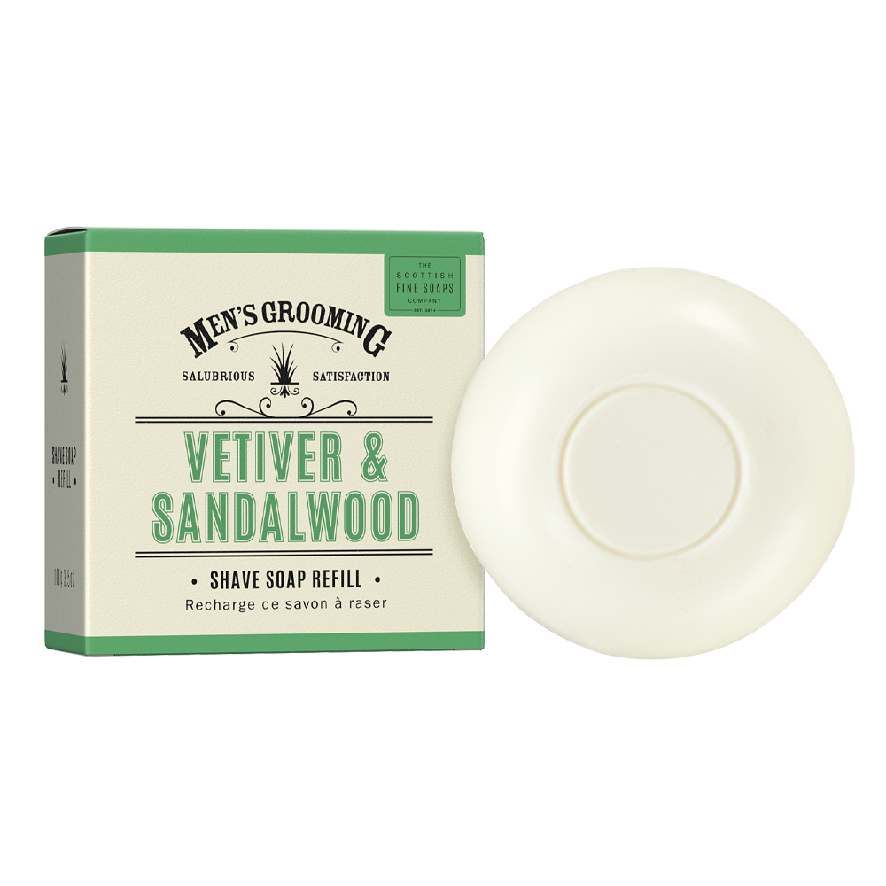 Vetiver & Sandalwood Shave Soap Refill