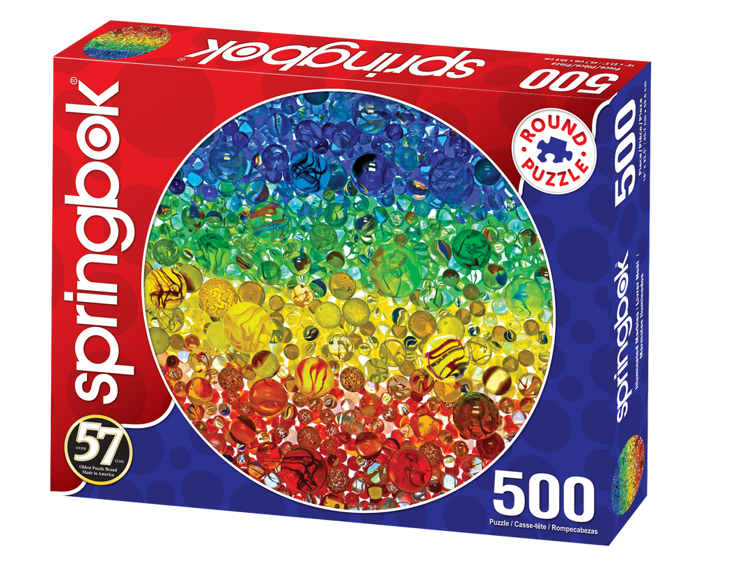 500 Piece Puzzle - Illuminated Marbles