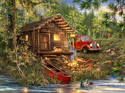 Cozy Cabin Life - 500 Piece Puzzle