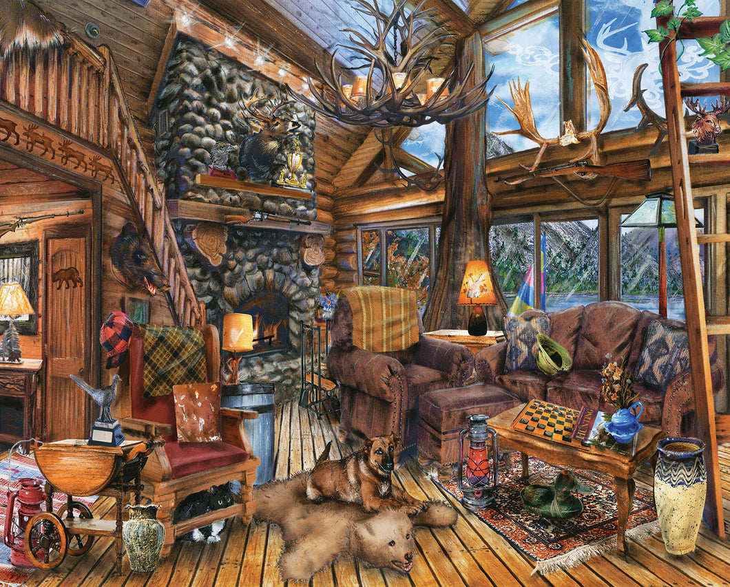 1000 Piece Puzzle - The Hunting Lodge